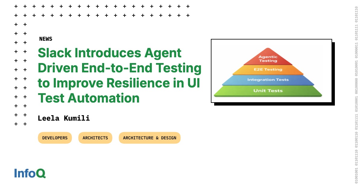 Slack Introduces Agent Driven End-to-End Testing to Improve Resilience in UI Test Automation