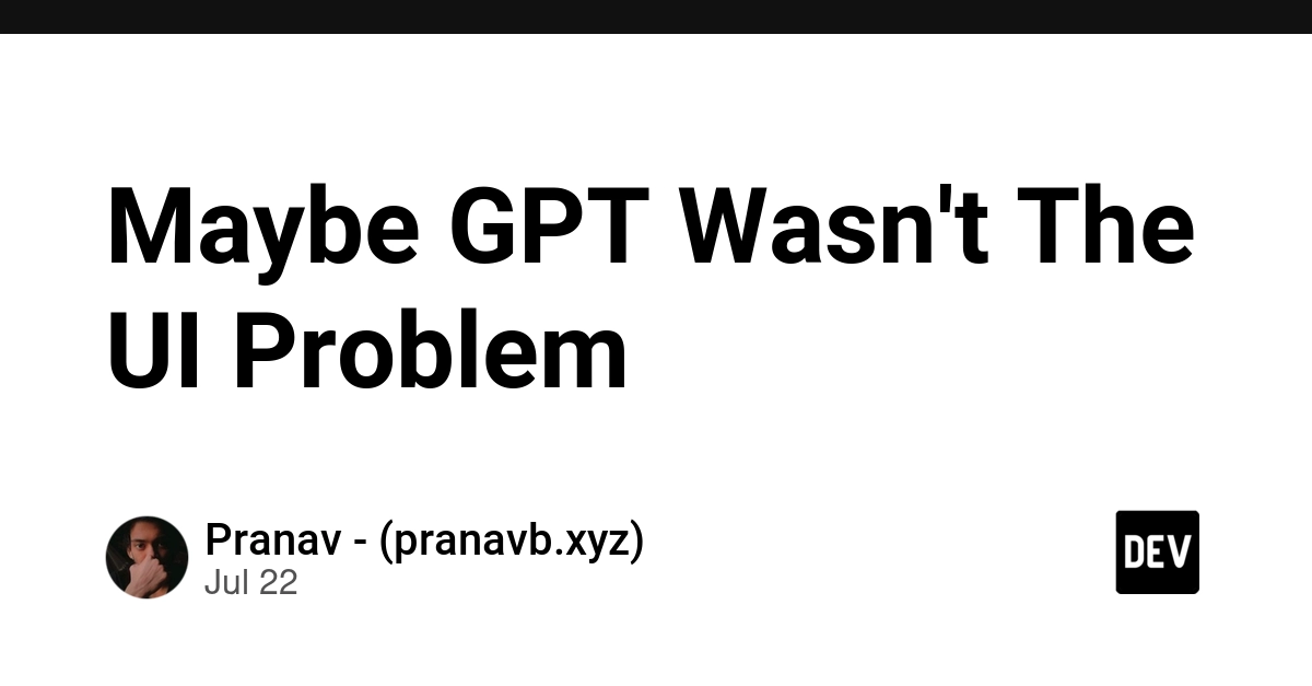 Why Codex Made GPT Look Bad At UI