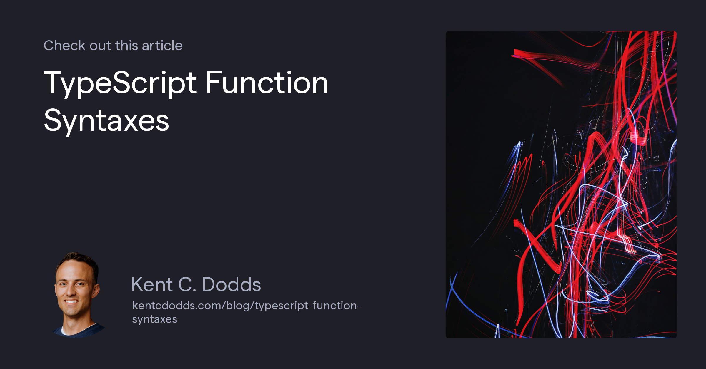 TypeScript Function Syntaxes