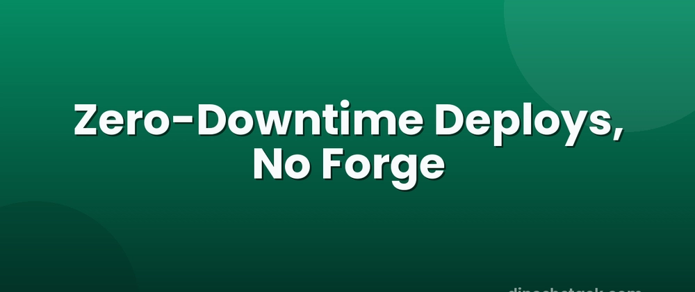 Cover image for Zero-Downtime Deploy to a VPS with GitHub Actions
