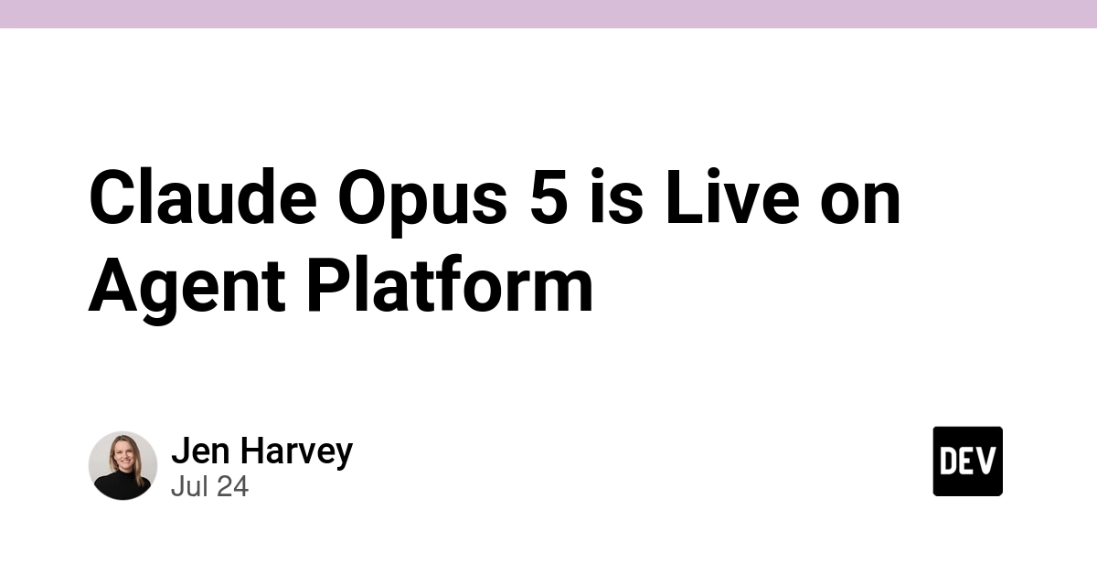 Claude Opus 5 is Live on Agent Platform 🚀