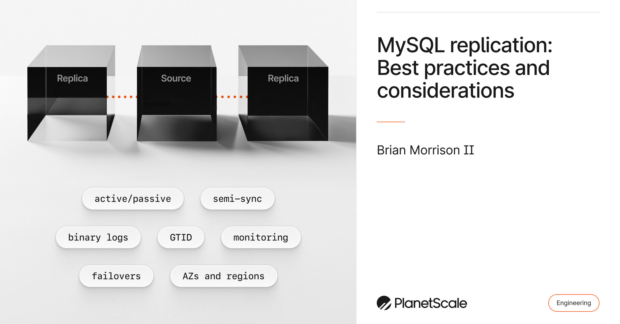 MySQL replication: Best practices and considerations
