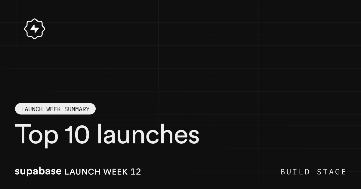 Top 10 Launches of Launch Week 12
