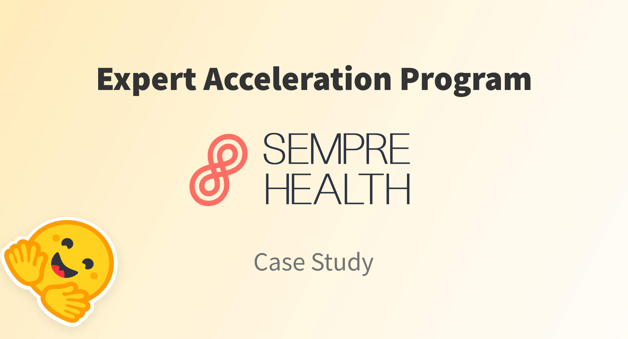 How Sempre Health is leveraging the Expert Acceleration Program to accelerate their ML roadmap