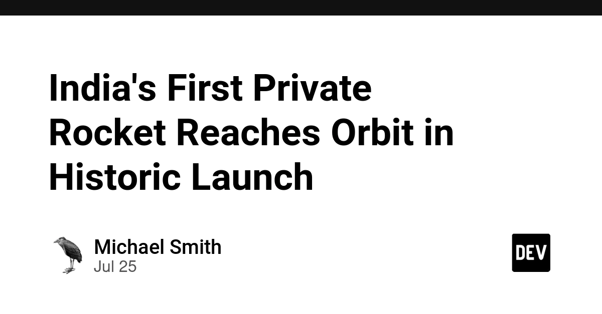India's First Private Rocket Reaches Orbit in Historic Launch
