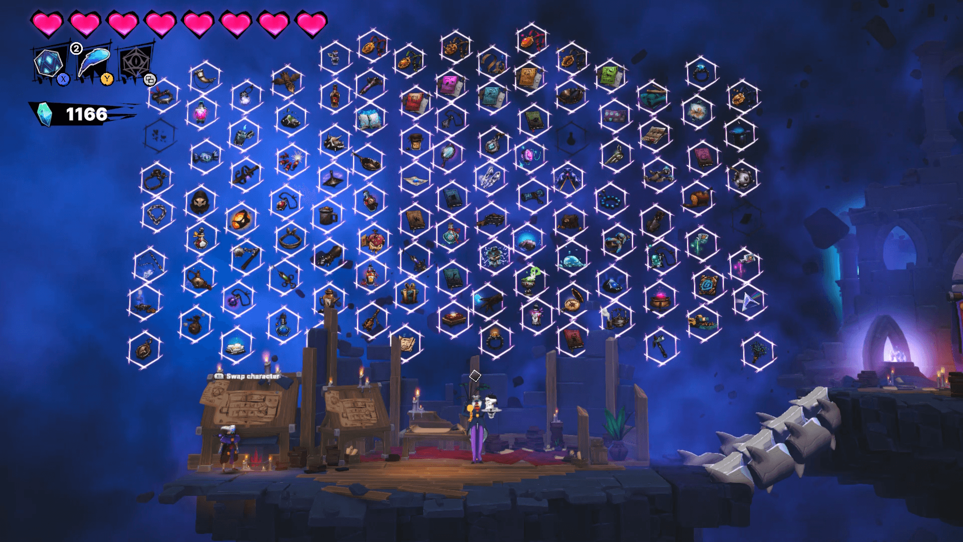 Screenshot of the dungeon builder in Cryptical Path by Old Skull Games | Made With Unity