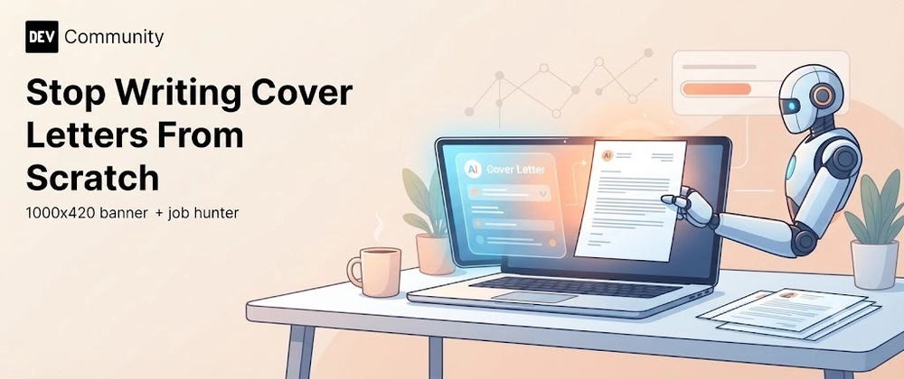 Cover image for Stop Writing Cover Letters From Scratch: How I Automated the Most Annoying Part of Job Hunting