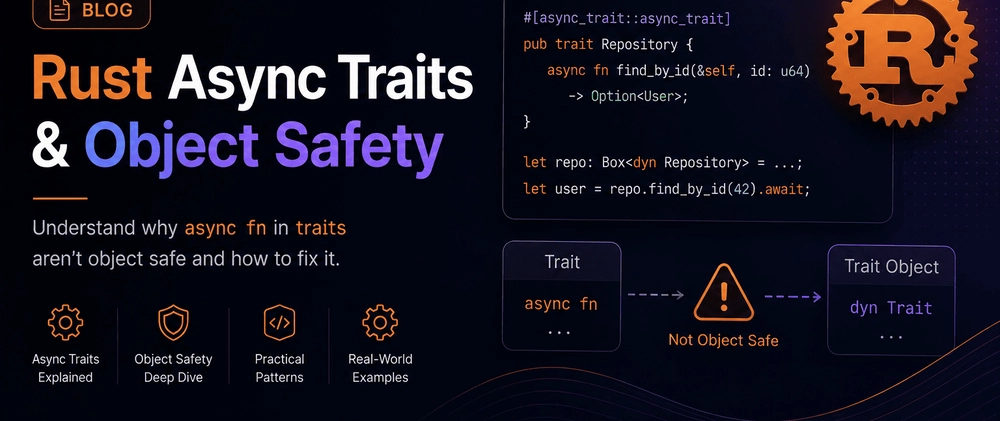 Cover image for Async Traits in Rust Still Aren't Object-Safe. Here's What Actually Works