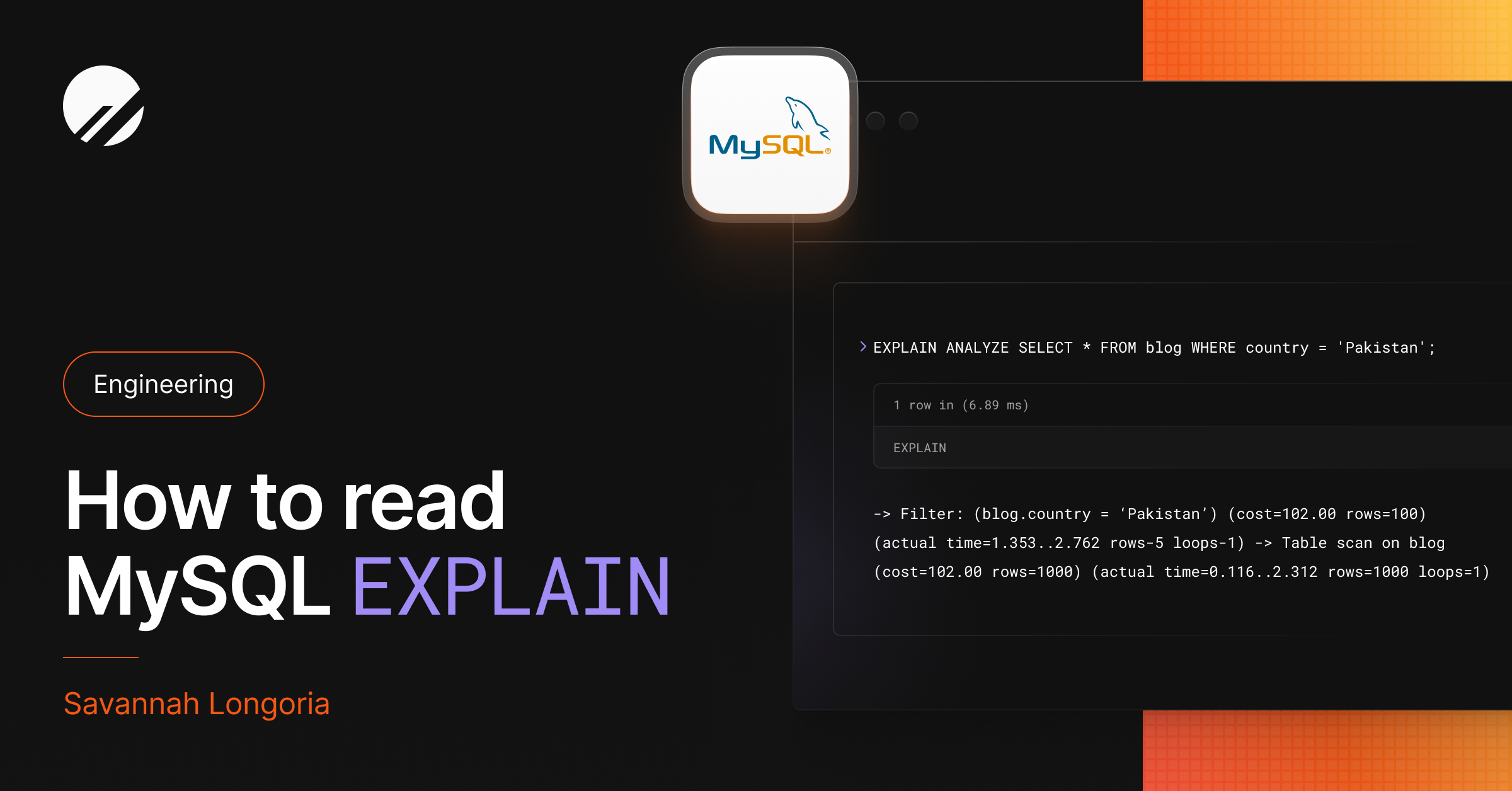How to read MySQL EXPLAINs