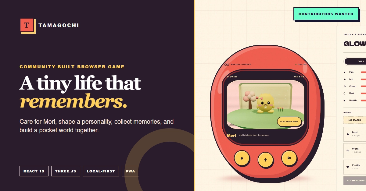 I Rebuilt the 90s Tamagotchi for the Browser — And Accidentally Learned More About State Machines Than Any Tutorial Taught Me