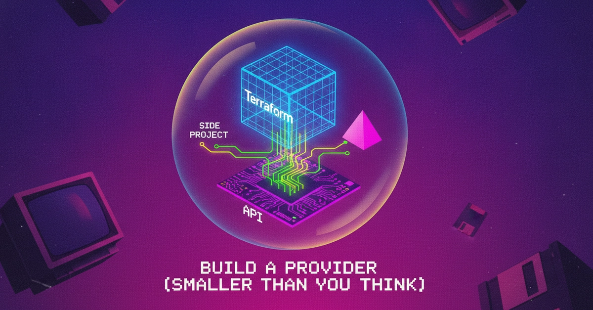 Build a Terraform provider for your side project's API (it's smaller than you think)