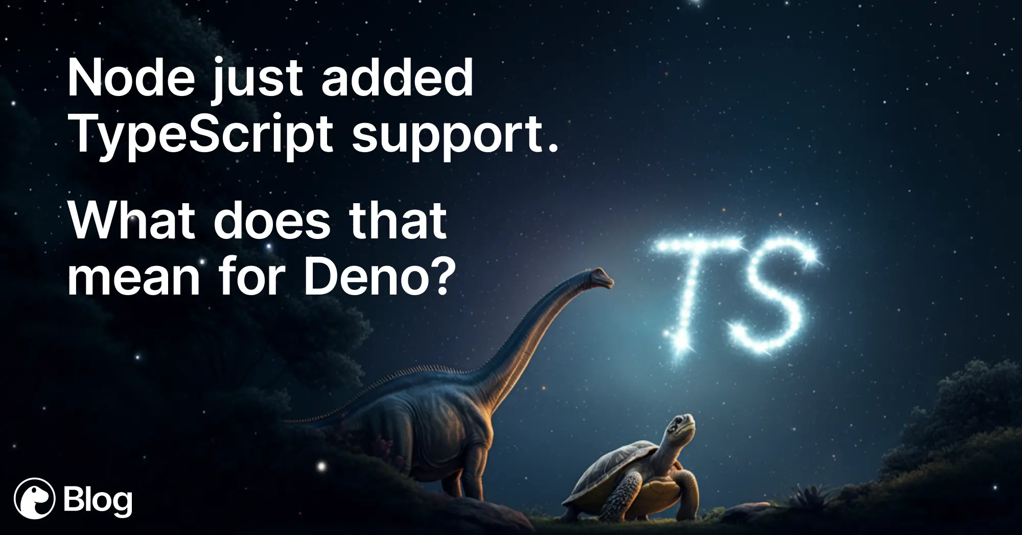 Node just added TypeScript support. What does that mean for Deno?