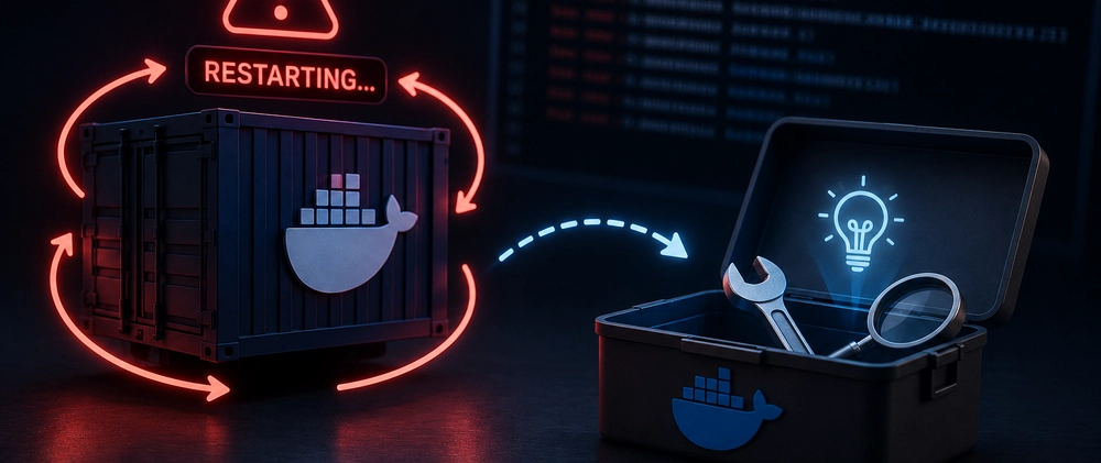 Cover image for A Simple Docker Compose Trick for Debugging Containers Stuck in a Restart Loop