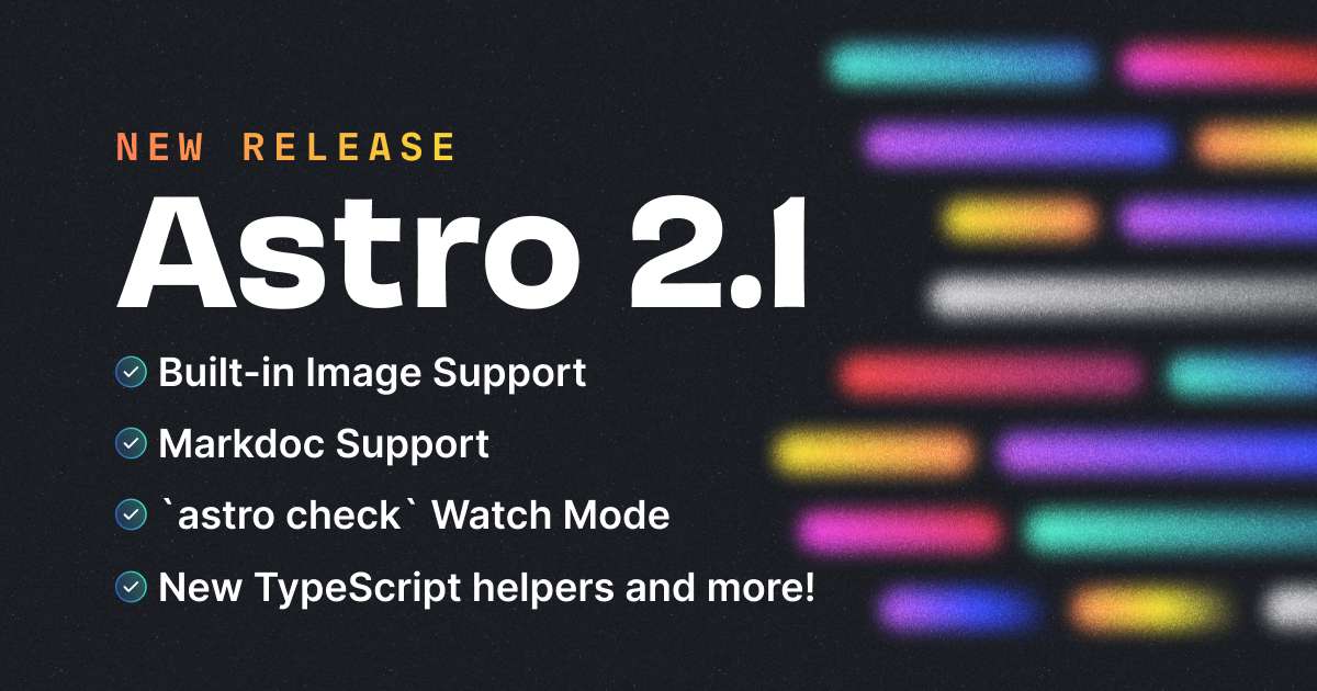 Astro 2.1
