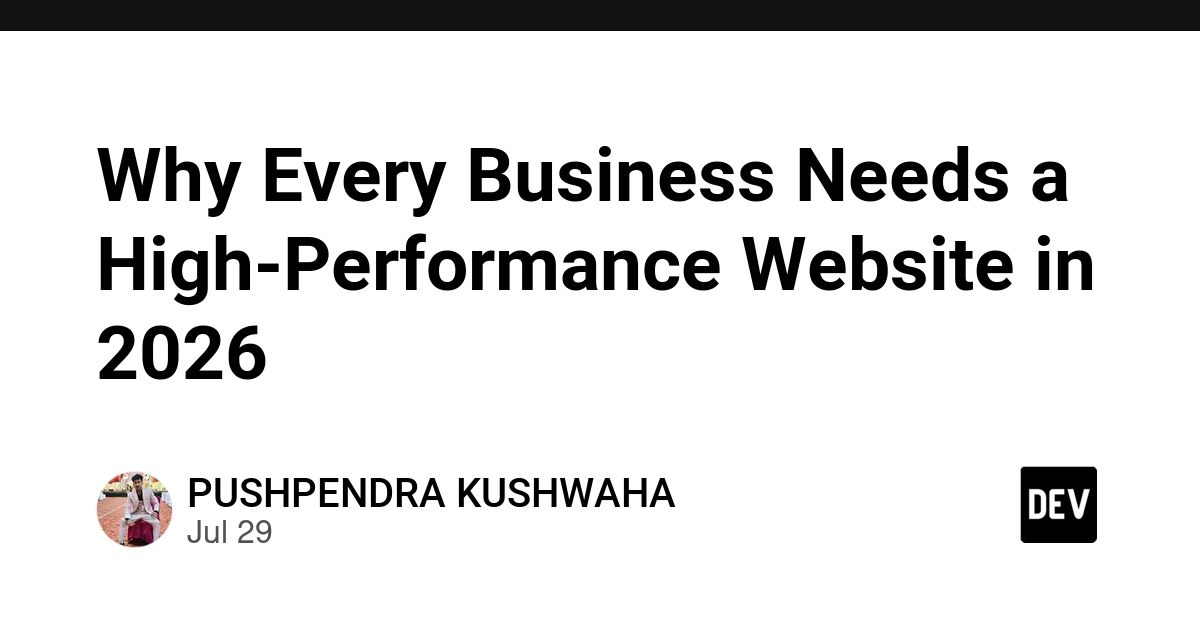 Why Every Business Needs a High-Performance Website in 2026