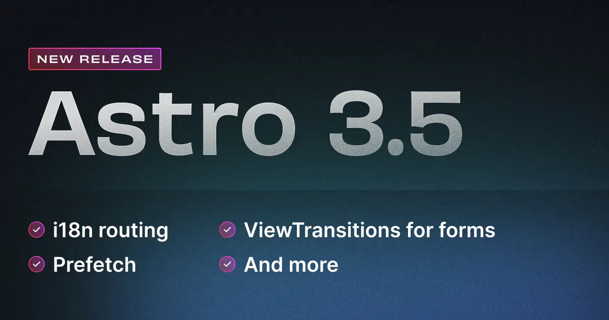 Astro 3.5: i18n Routing