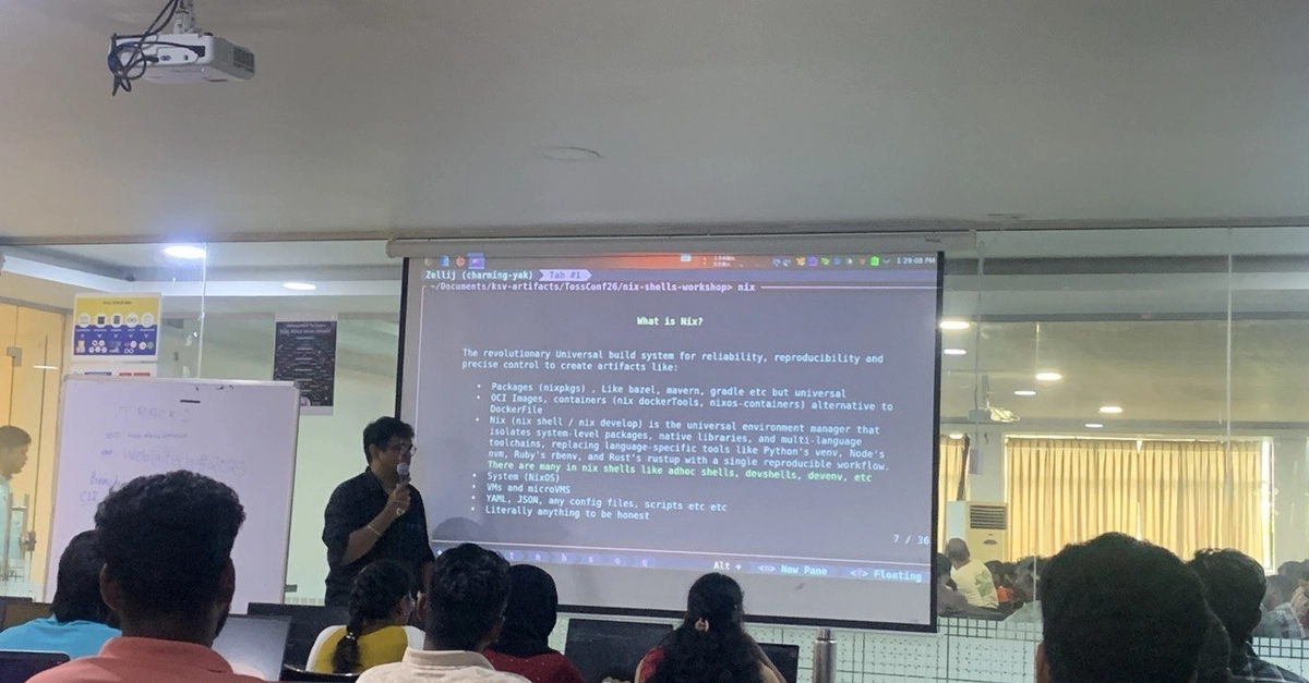 Day 2 at TOSSConf 2026 — தமிழ் கட்டற்ற மென்பொருள் மாநாடு