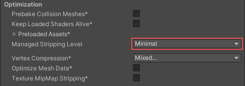 Managed Stripping Level