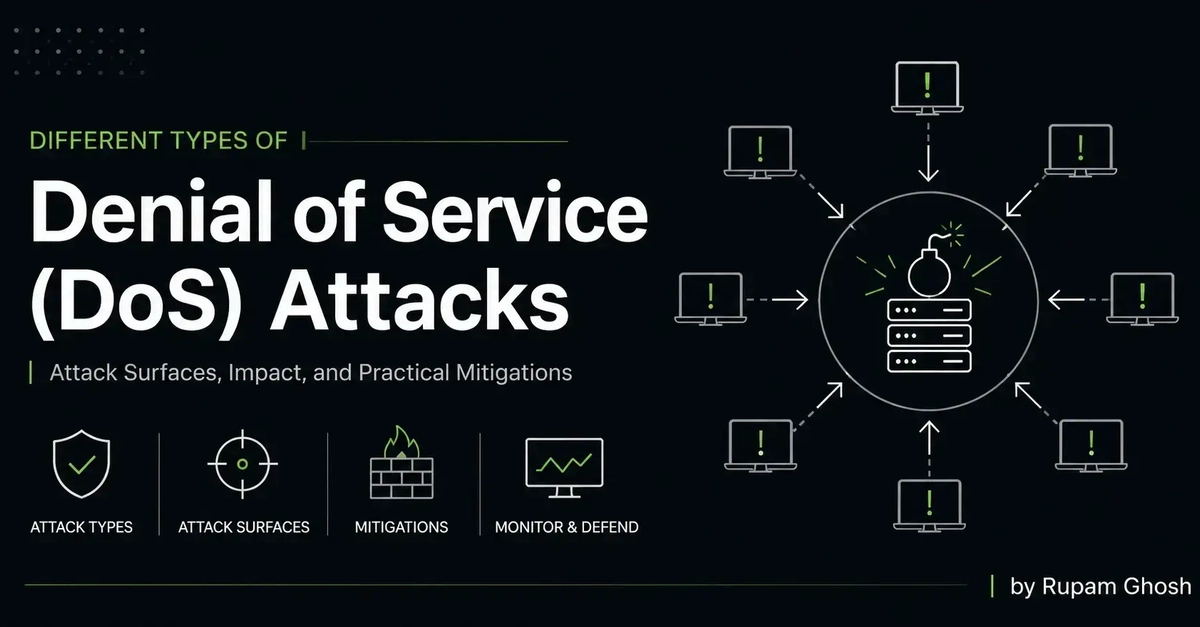 Different Types of Denial of Service (DoS) Attacks & Their Mitigations