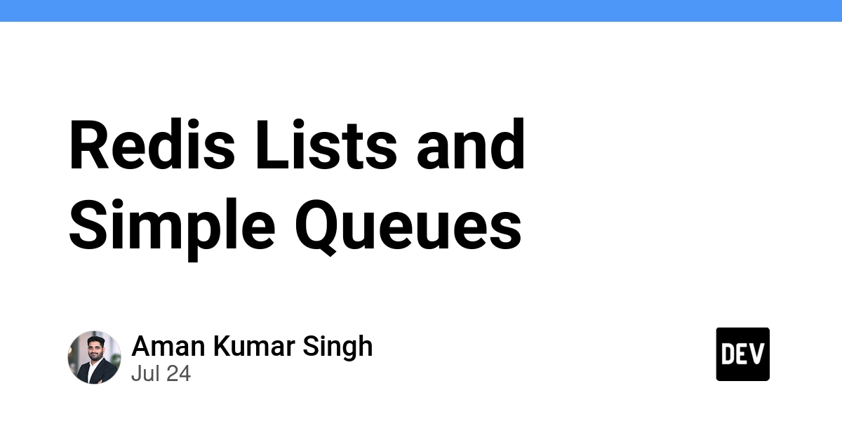 Redis Lists and Simple Queues