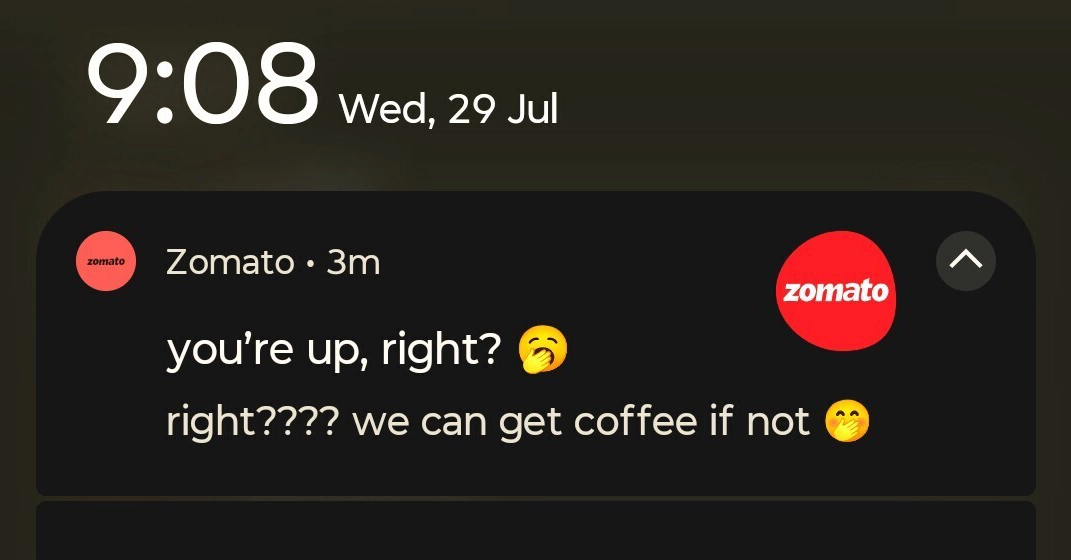 ☕ How Did Zomato Know I Was Awake? The Science Behind a Simple Notification