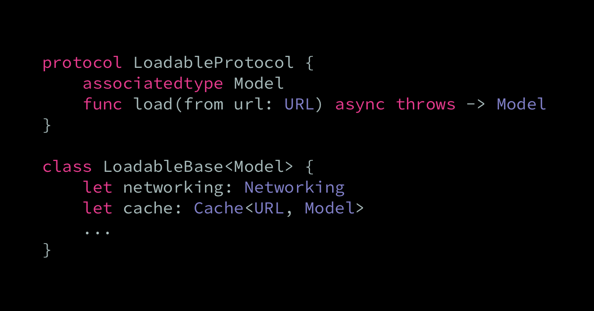 Abstract types and methods in Swift