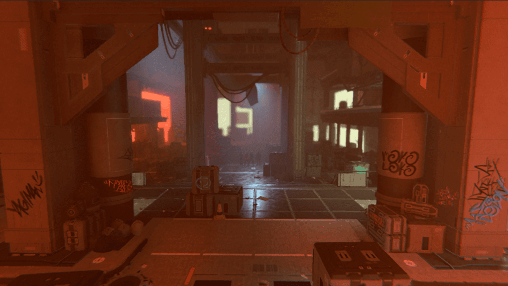 Environmental still from Den of Wolves in-Editor demo