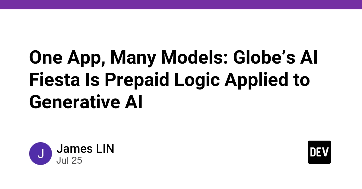 One App, Many Models: Globe’s AI Fiesta Is Prepaid Logic Applied to Generative AI