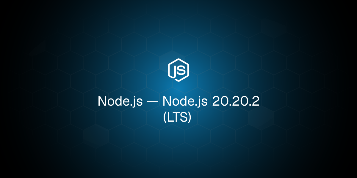 Node.js 20.20.2 (LTS)