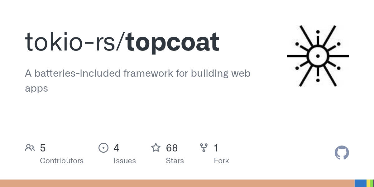 topcoat: A batteries-included framework for building web apps