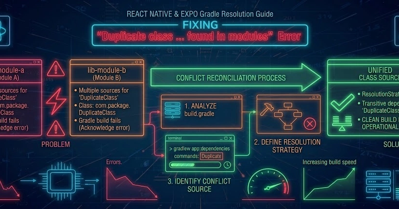 How to Fix "Duplicate class ... found in modules" in React Native & Expo