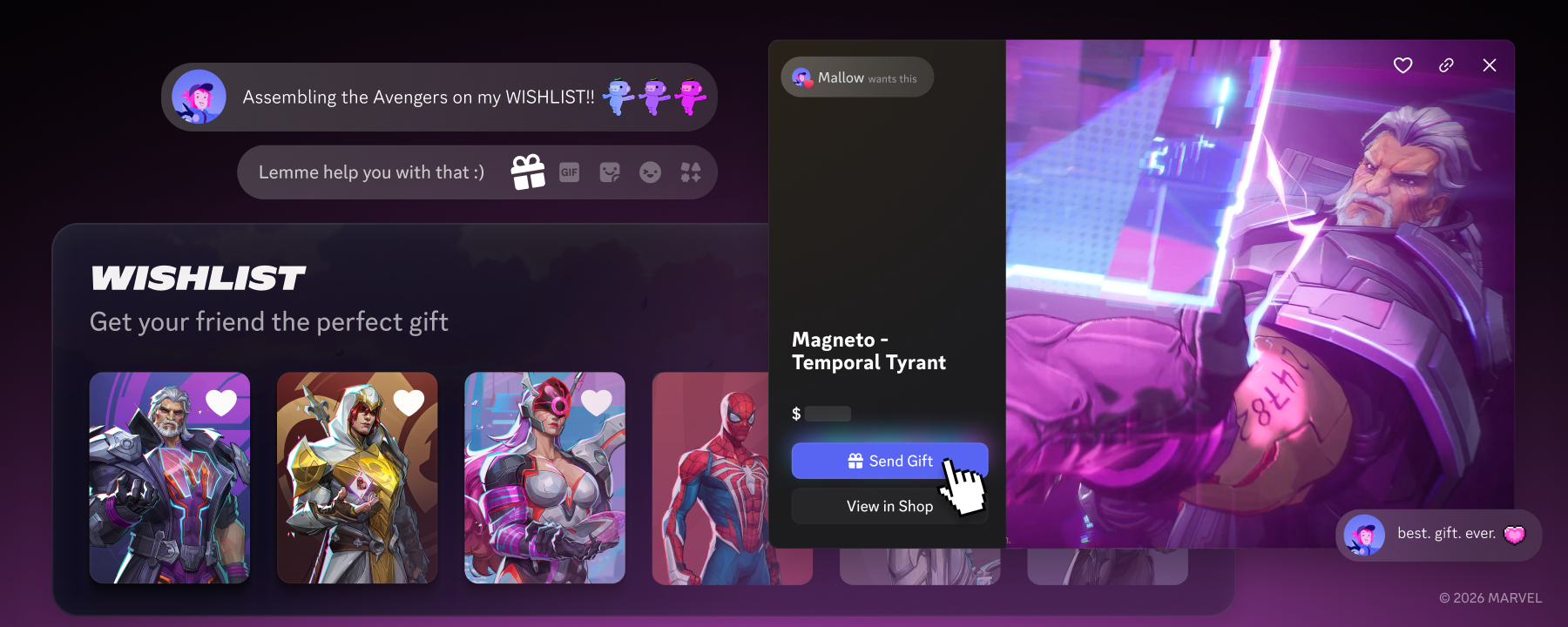 Save and Display Your Faves: Add Discord Shop & Marvel Rivals Items to Your Profile’s Wishlist
