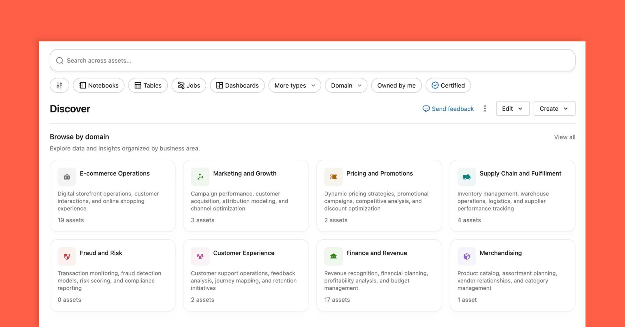 Announcing the Public Preview of Discover and Domains, powered by Unity Catalog
