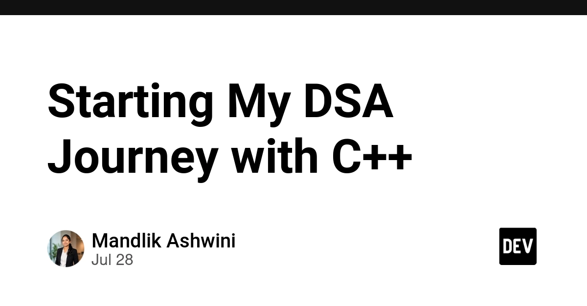 Starting My DSA Journey with C++💕