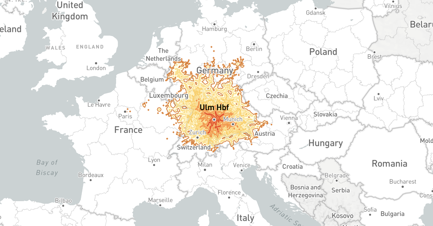 Building a viral application to visualize train routes