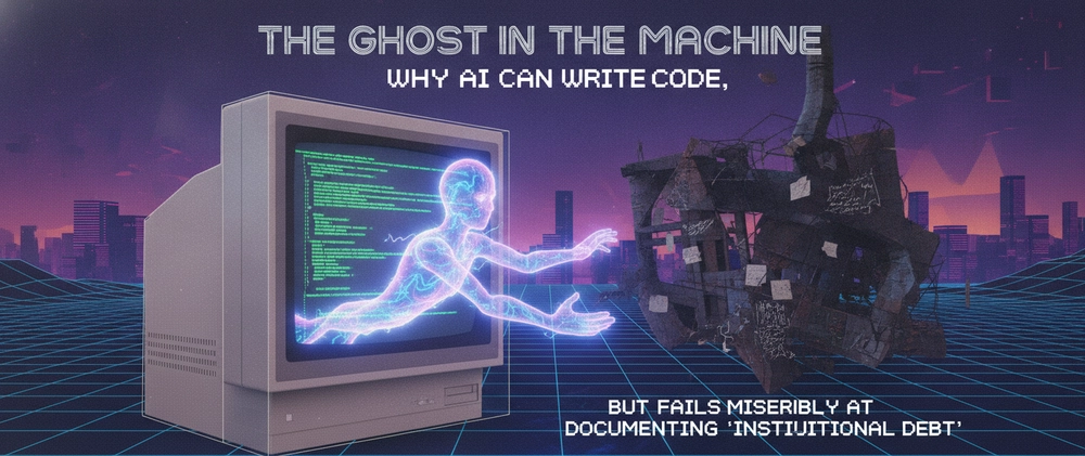 Cover image for The Ghost in the Machine: Why AI Can Write Code, But Fails Miserably at Documenting ‘Institutional Debt’