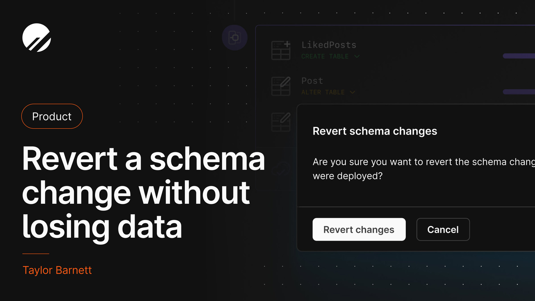Revert a migration without losing data