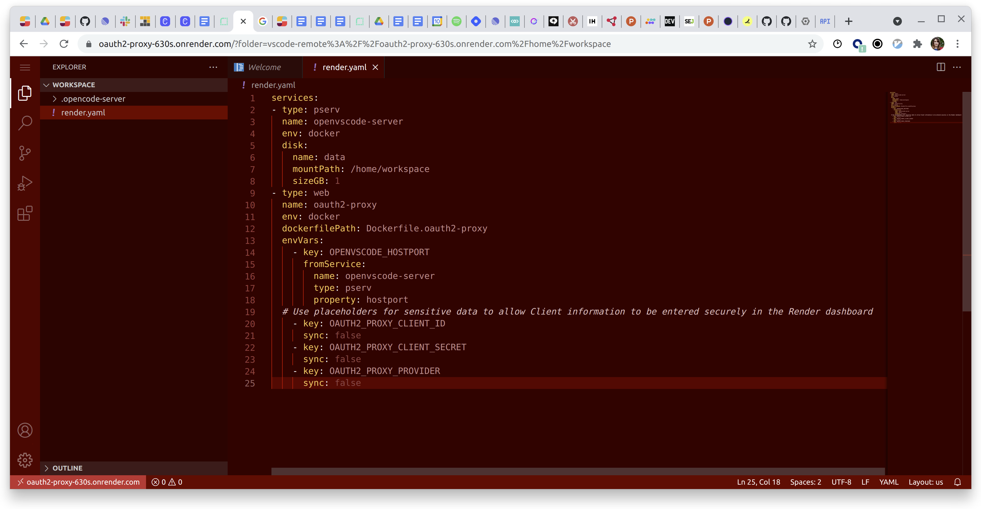 Use One-Click Deploys for Secure Online VS Code