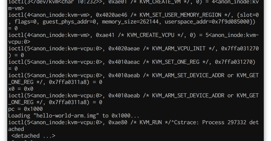 Porting my Rust KVM hypervisor to ARM64: Running the binary