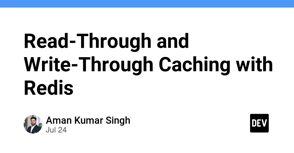 Read-Through and Write-Through Caching with Redis