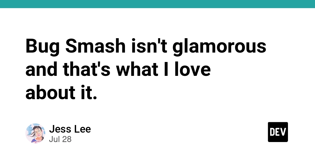 Bug Smash isn't glamorous and that's what I love about it.