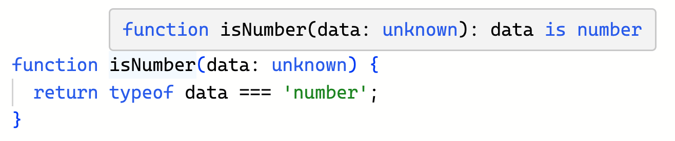 TypeScript inferring a type predicate