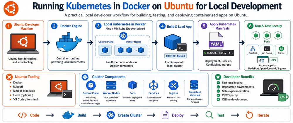 Cover image for Run Kubernetes in Docker on Ubuntu for Local Development
