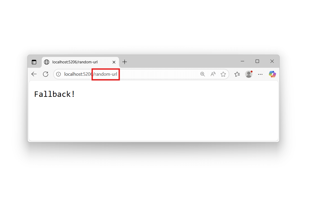 Adding metadata to fallback endpoints in ASP.NET Core