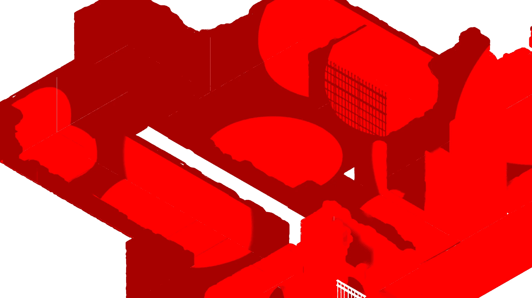 Shadow texture generated from the Render ID texture and lighting calculations