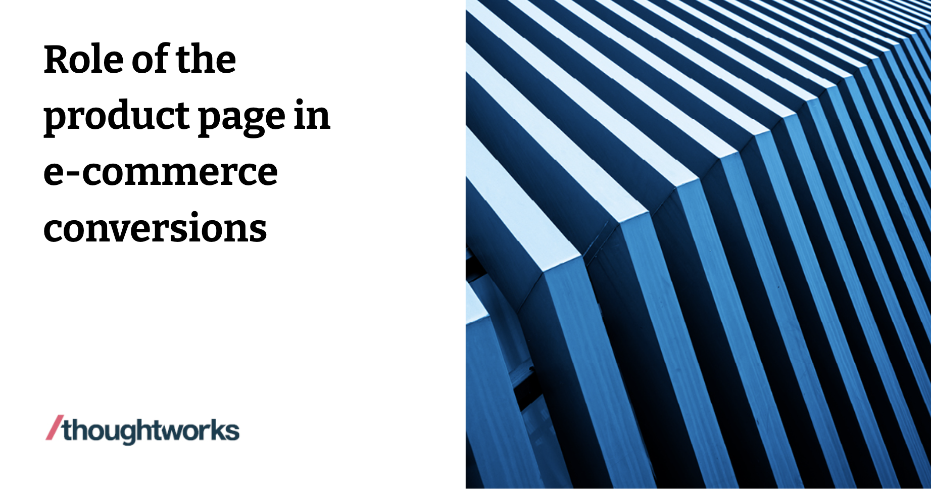 Role of the product page in e-commerce conversions