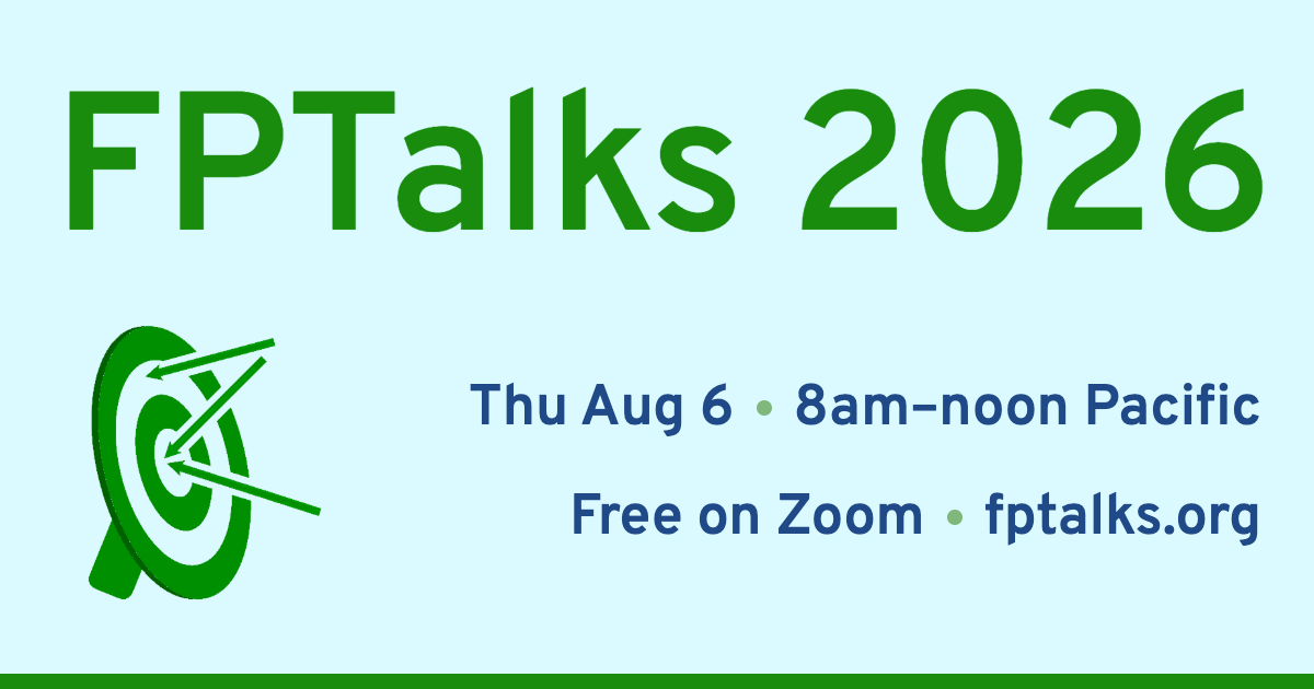 FPTalks 2026 — Thu Aug 6, free, online