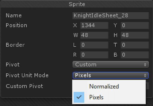 Pixels mode
