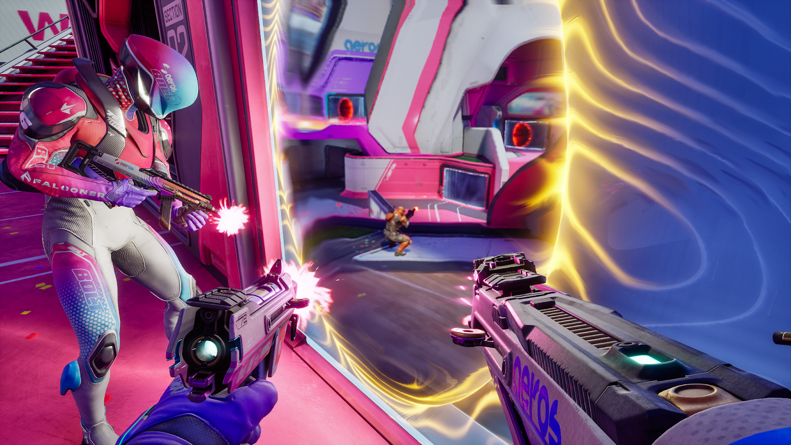 A screenshot from the game “Splitgate 2”