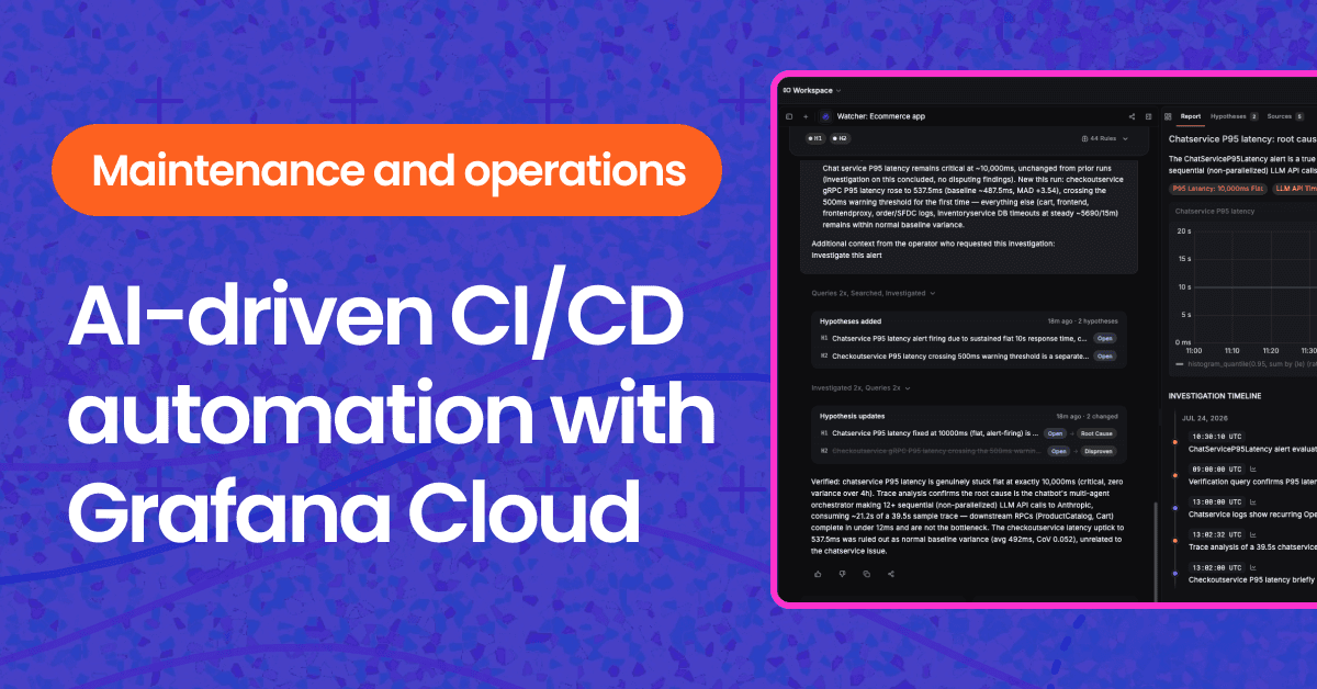 Automate all the things: How to use Grafana Cloud's AI to relieve the operational burden